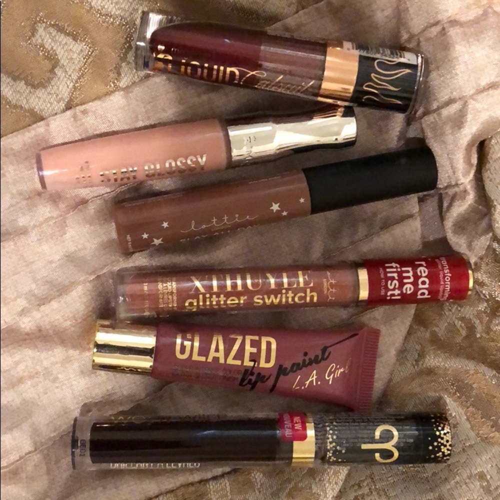 Lip gloss and lip stains m